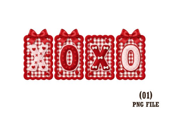 Download XOXO Patchwork Valentine PNG, Cute Bow - Patchwork valentine png Collection