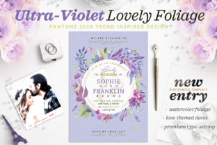 Download Ultra-Violet Lovely Foliage Invite V - Premium Resources